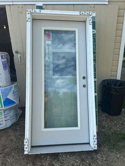 New 36” Therma Tru Door With Full Window