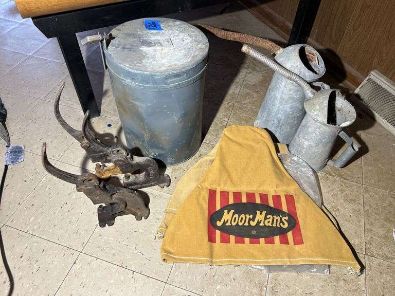 Riveters, Oil Cans, Ballot Box, Moorman's Canvas Covers