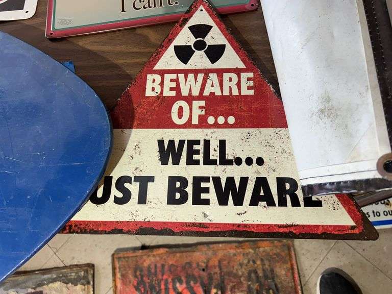 Collection Of Signs & Beer Poster