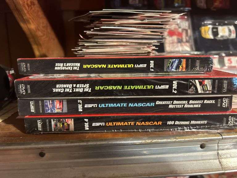 NASCAR DVDs, Trading Cards, & Hendrick Motorsports Diecast Vehicles