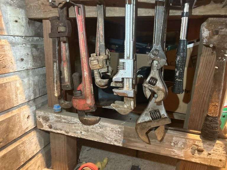 Adjustable Wrenches, Pipe Wrenches, Klein Spud Wrench, & Hammers