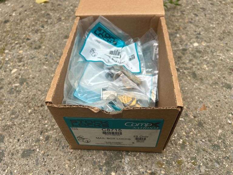 Box of Mailbox Locks