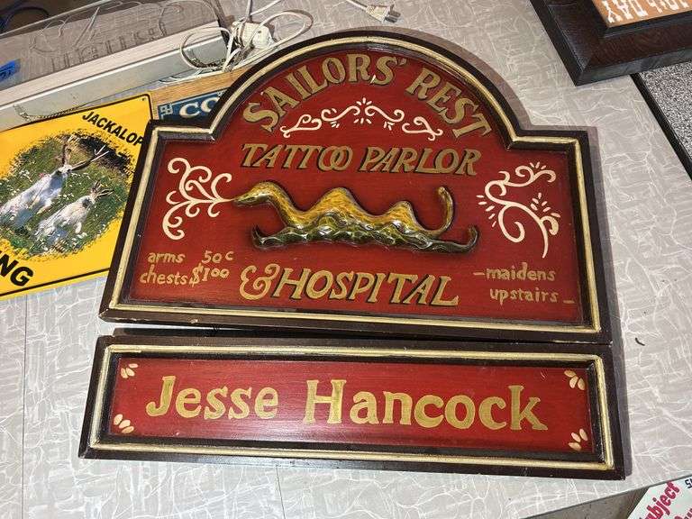 Collection Of Signs - Some Metal, Some Wood