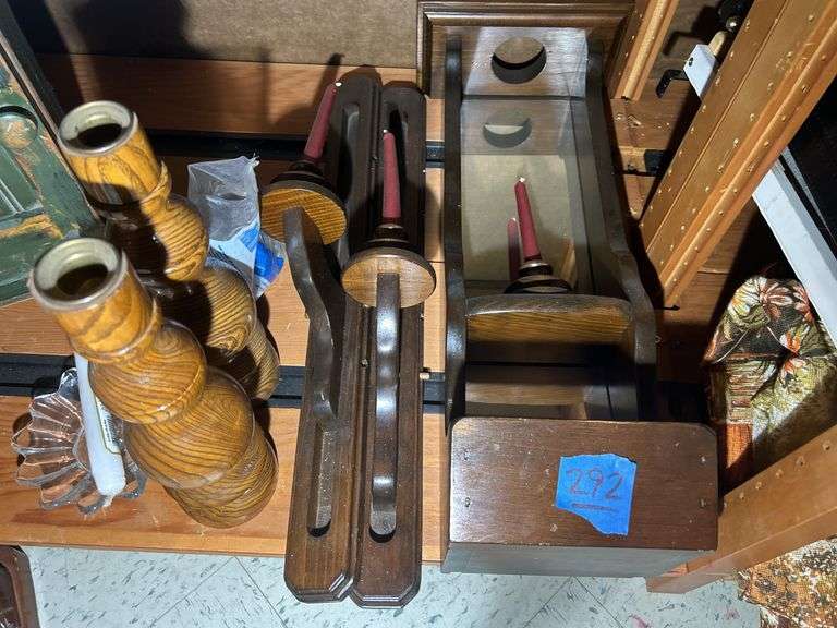 Lava Lamp, Candle Holders, Mexican Statue, & More