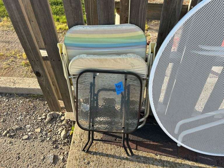 Patio Table, End Table & Chair