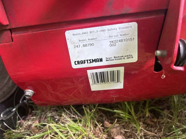 Craftsman 28 Inch Snowblower
