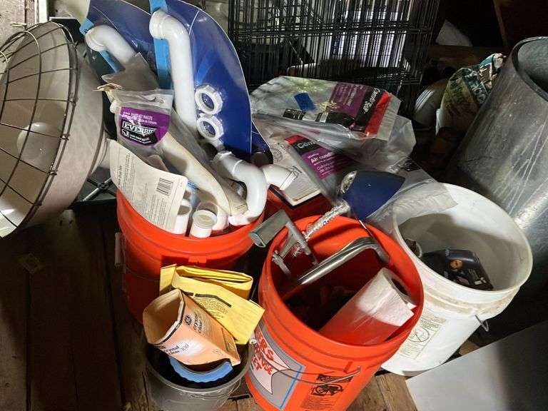 Boat Cover, Plumbing Supplies, & Light Fixture