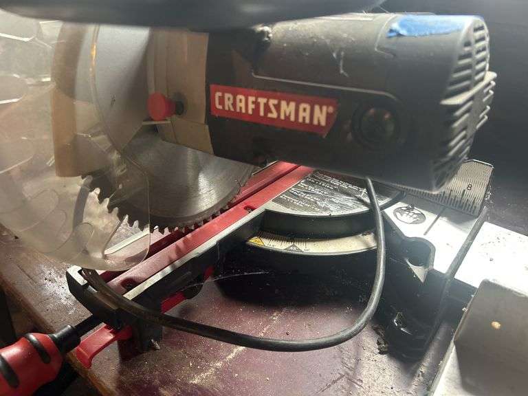 Craftsman 10-In Sliding Compound Miter Saw with Laser Trac