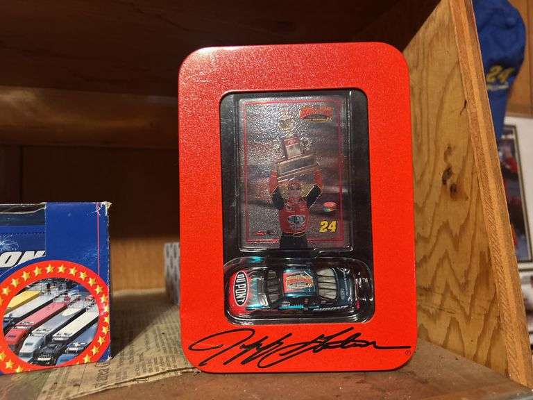 Collectible Jeff Gordon Items - Thermometer, Lunch Box, Vehicles