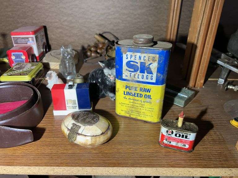 Collection of Items on a Shelf