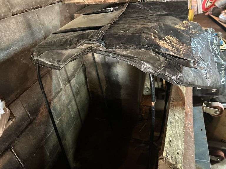 Hand Cart, Rolling Frame, Light Duty Carts, Snowblower Cover Frame, & Stone Boat with Old Sign
