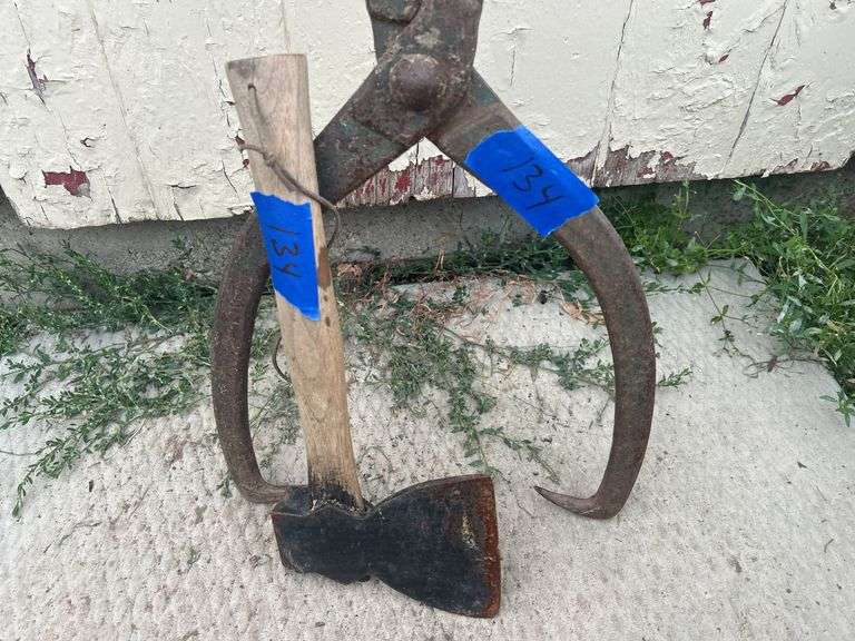 Ice Tongs & Soo Line Hatchet