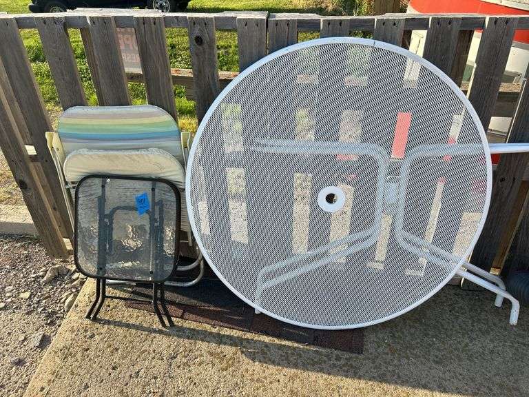 Patio Table, End Table & Chair