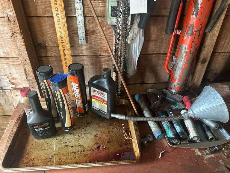 Tubes of Grease, Yardsticks, Horseshoes, & More