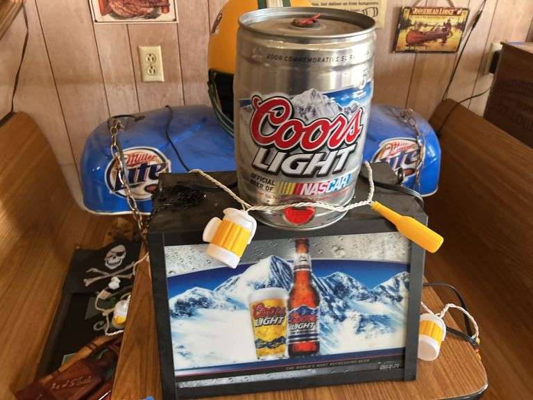 Bar Signs & Lights including NDSU Bison