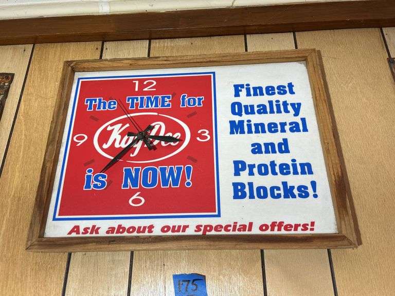Kaydee Advertising Clock