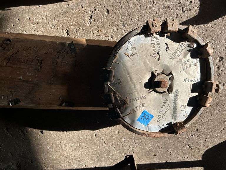 Bin Diverter Wheel From an Old Elevator