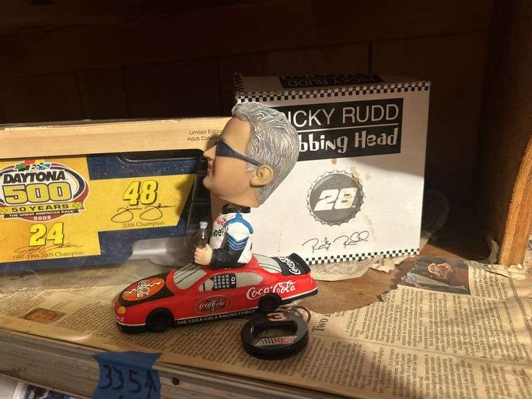 Jeff Gordon Cars, Ricky Rudd Bobbing Head, & Daytona 500 Car Set