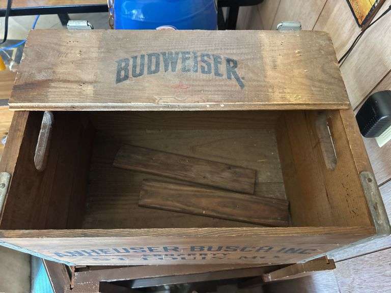 Wooden Budweiser Box