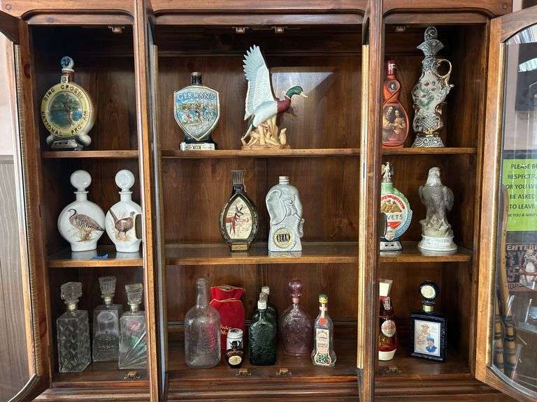 Decanter & Bottle Collection - Inside The Hutch