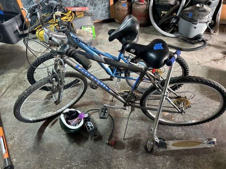 Diamondback (24 Inch) & Nishiki (26 Inch) Mountain Bikes Plus Related Items