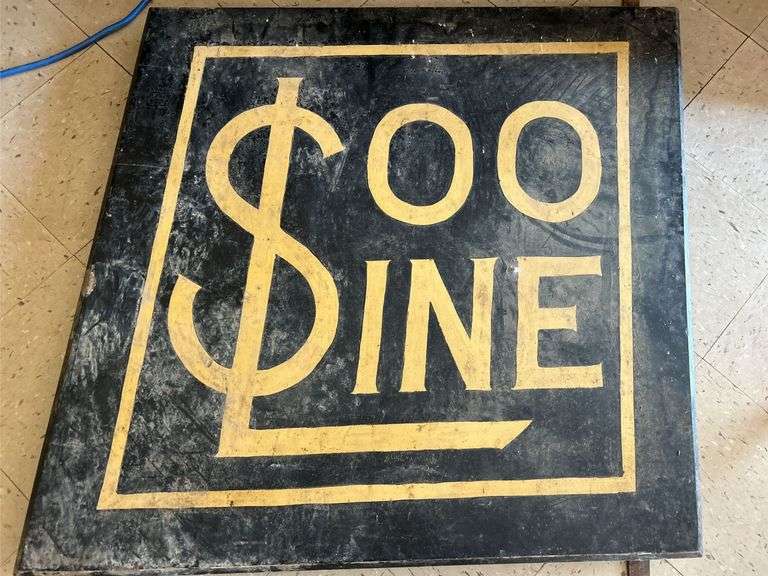 Wooden Soo Line Sign