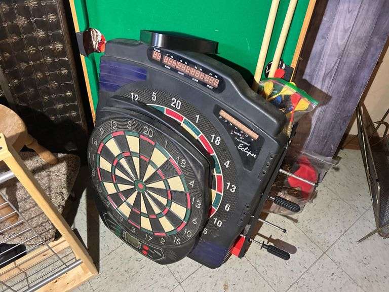 Dart Boards, Pool Table, Foosball Table, & Corn Hole Boards