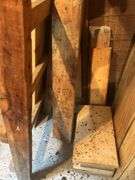 Collection of Wood Pieces, Small Step Ladder, & Drawer
