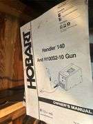 Hobart Handler 140 Wire Feed Welder with Accessories & Metal Cabinet