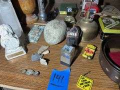 Collection of Items on a Shelf