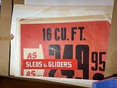 Salzer Lumber Company Signs, Christmas Decor, & Gambles Hardware Store Advertising