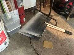 Items on the Floor - Trash Can, Bathroom Type Supplies, Shop Rags, Ajax Cleaner, & Plumbing Fittings