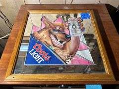 Coors Light Beer Wolf Mirror