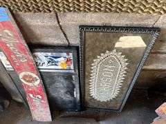Collection Of Signs, Including A New Embossed Makita Sign