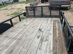 2015 Diamond C 14 Ft Flatbed Trailer