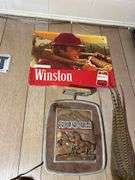 Busch, Winston, Coors, Marlboro, etc Signs, Skull, Paul's Belt, Norwegian Chain Saw