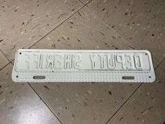 Deputy Sheriff License Plate Topper