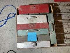 Burpee Seed Display Rack & Grain / Seed Sorting Trays