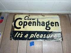 Metal Copenhagen Sign