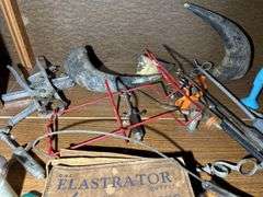 Livestock Tagging Items, Castrators, Pill Poppers, Horns, and More