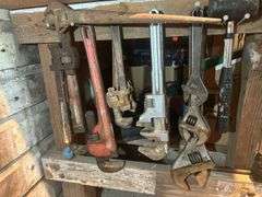 Adjustable Wrenches, Pipe Wrenches, Klein Spud Wrench, & Hammers
