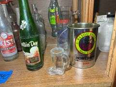 Collection of Bottles, Glasses, & Related Items