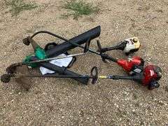 Gas Powered Trimmer Collection & Electric Leaf Blower Vac