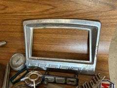 Collection Of Vehicle Emblems, Lights, & Related Items