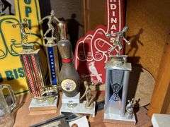 Collection of Bowling Trophies & Related Items