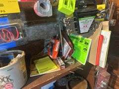 Contents of Shelf - Screwdrivers, Tools, Automotive Fluids, Magnets, & More