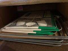Electric Scissors Display Shelf & Several Lawn  Bag Holders