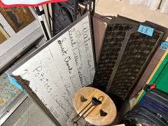 Metal Shelves, Metal Folding Table, Dry Erase Whiteboard, Metal Shelving Unit, Umbrella Stand, More