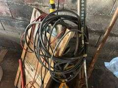 Shop Lights, Big Bertha Burner, Handyman Jack, Floor Jack, Jumper Cables, & Creeper