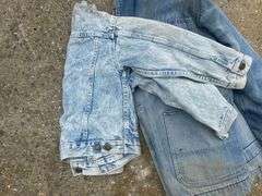 Big Mac Flannel Lined Chore Coat & Youth Size Levi's Jean Jacket